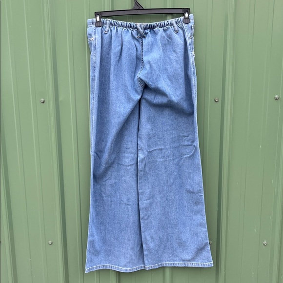 Women’s Mini Waistband Wide Leg Pants Size M - Picture 2 of 5